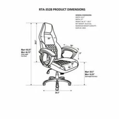 Sport Race Chair Black - Techni Mobili -Office Chairs Sales Shop unnamed file 1026