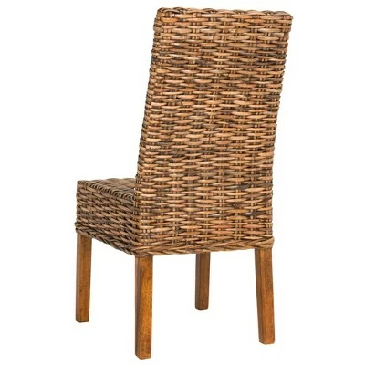 Set of 2 Sanibel Dining Chair Wood/Brown - Safavieh 7 Set of 2 Sanibel Dining Chair Wood/Brown - Safavieh - Image 5
