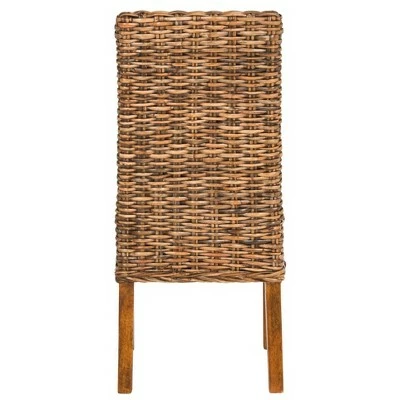 Set of 2 Sanibel Dining Chair Wood/Brown - Safavieh 8 Set of 2 Sanibel Dining Chair Wood/Brown - Safavieh - Image 6