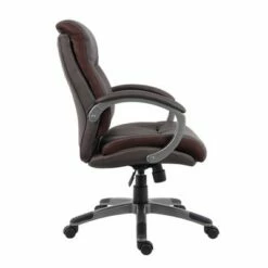 Double Plush Mid Back Executive Chair Brown - Boss Office Products 10 Double Plush Mid Back Executive Chair Brown - Boss Office Products -Office Chairs Sales Shop unnamed file 1088