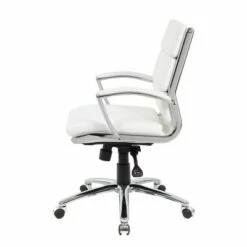 Contemporary Executive Chair - Boss Office Products White -Office Chairs Sales Shop unnamed file 1094