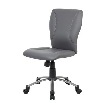 Tiffany CaressoftPlus Chair Gray - Boss Office Products 3 Tiffany CaressoftPlus Chair Gray - Boss Office Products