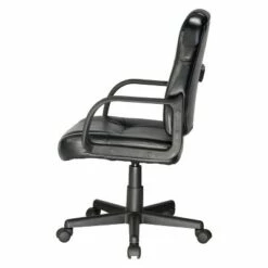 2 Motor Massage Task Chair - Onespace Black