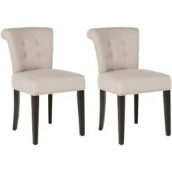 Set of 2 Sinclair Dining Chair - Safavieh Beige -Office Chairs Sales Shop unnamed file 118