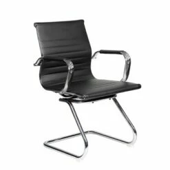 Modern Visitor Office Chair - Techni Mobili Black -Office Chairs Sales Shop unnamed file 1185