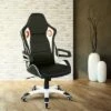 Racing Style Home & Office Chair Black - Techni Mobili