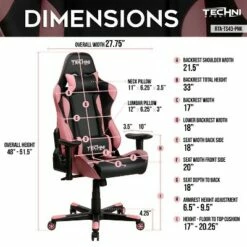 Ergonomic High Back Racer Style PC Gaming Chair Pink - Techni Sport 16 Ergonomic High Back Racer Style PC Gaming Chair Pink - Techni Sport -Office Chairs Sales Shop unnamed file 1228