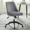 Kinsley Swivel Upholstered Desk Chair Gray - Steve Silver Co. -Office Chairs Sales Shop unnamed file 1245