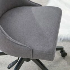 Kinsley Swivel Upholstered Desk Chair Gray - Steve Silver Co. -Office Chairs Sales Shop unnamed file 1249
