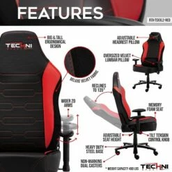 Office Gaming Chair Red - Techni Sport -Office Chairs Sales Shop unnamed file 1319