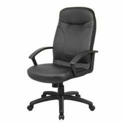 High Back Leatherplus Chair Black - Boss Office Products -Office Chairs Sales Shop unnamed file 1343