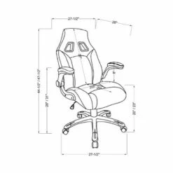 Gargon Leatherette Office Chair Black - miBasics -Office Chairs Sales Shop unnamed file 1375