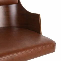 Rhine Mid-Century Modern Upholstered Swivel Office Chair - Christopher Knight Home Midnight Black/walnut -Office Chairs Sales Shop unnamed file 1397