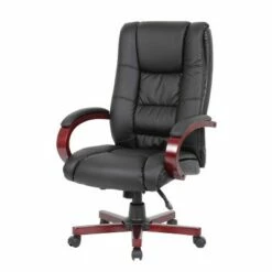High Back Executive Wood Finished Chairs - Boss Office Products Black/red -Office Chairs Sales Shop unnamed file 1402