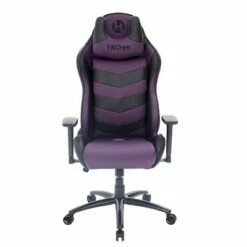 Ergonomic High Back Racer Style Video Gaming Chair Purple/Black - Techni Sport