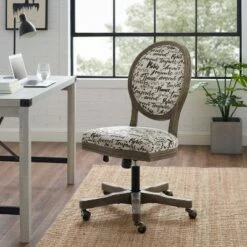 Erin Office Chair - Linon Script -Office Chairs Sales Shop unnamed file 1450