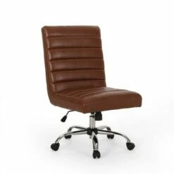 Sagle Contemporary Channel Stitch Swivel Office Chair - Christopher Knight Home Dark Brown/silver 19 Sagle Contemporary Channel Stitch Swivel Office Chair - Christopher Knight Home Dark Brown/silver -Office Chairs Sales Shop unnamed file 1469