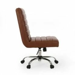 Sagle Contemporary Channel Stitch Swivel Office Chair - Christopher Knight Home Dark Brown/silver 21 Sagle Contemporary Channel Stitch Swivel Office Chair - Christopher Knight Home Dark Brown/silver -Office Chairs Sales Shop unnamed file 1471