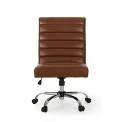 Sagle Contemporary Channel Stitch Swivel Office Chair - Christopher Knight Home Dark Brown/silver 25 Sagle Contemporary Channel Stitch Swivel Office Chair - Christopher Knight Home Dark Brown/silver -Office Chairs Sales Shop unnamed file 1475