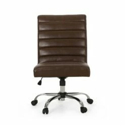 Sagle Contemporary Channel Stitch Swivel Office Chair - Christopher Knight Home Dark Brown/silver 26 Sagle Contemporary Channel Stitch Swivel Office Chair - Christopher Knight Home Dark Brown/silver -Office Chairs Sales Shop unnamed file 1476