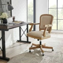 Maybell Office Chair - Linon Brown