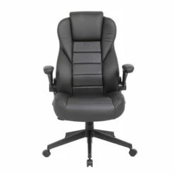 Executive High Back Leatherplus Flip Armchair Black - Boss Office Products -Office Chairs Sales Shop unnamed file 1510