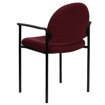 Flash Furniture Comfort Stackable Steel Side Reception Chair with Arms 8 Flash Furniture Comfort Stackable Steel Side Reception Chair with Arms - Image 6
