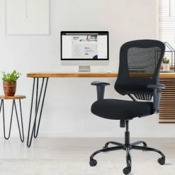 Grace Ergonomic Mesh Back Office Chair Black - miBasics