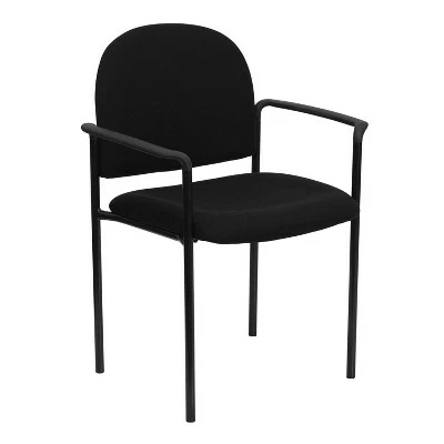 Flash Furniture Comfort Stackable Steel Side Reception Chair with Arms 13 Flash Furniture Comfort Stackable Steel Side Reception Chair with Arms - Image 11
