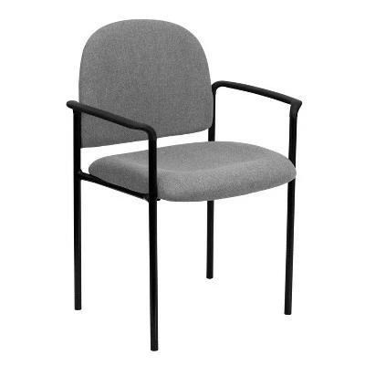 Flash Furniture Comfort Stackable Steel Side Reception Chair with Arms 14 Flash Furniture Comfort Stackable Steel Side Reception Chair with Arms - Image 12