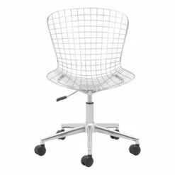 Modern Chrome Office Chair - ZM Home White Cushion 13 Modern Chrome Office Chair - ZM Home White Cushion -Office Chairs Sales Shop unnamed file 1610