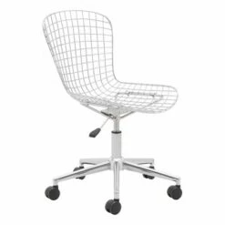 Modern Chrome Office Chair - ZM Home White Cushion 15 Modern Chrome Office Chair - ZM Home White Cushion -Office Chairs Sales Shop unnamed file 1612