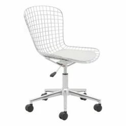 Modern Chrome Office Chair - ZM Home White Cushion 20 Modern Chrome Office Chair - ZM Home White Cushion -Office Chairs Sales Shop unnamed file 1617