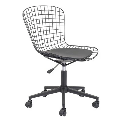 Modern Chrome Office Chair - ZM Home White Cushion 12 Modern Chrome Office Chair - ZM Home White Cushion - Image 10