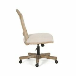 Scilley French Country Upholstered Swivel Office Chair - Christopher Knight Home Cognac Brown/natural 23 Scilley French Country Upholstered Swivel Office Chair - Christopher Knight Home Cognac Brown/natural -Office Chairs Sales Shop unnamed file 1624