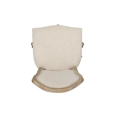 Scilley French Country Upholstered Swivel Office Chair - Christopher Knight Home Cognac Brown/natural 9 Scilley French Country Upholstered Swivel Office Chair - Christopher Knight Home Cognac Brown/natural - Image 7