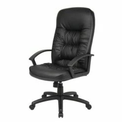 High Back LeatherPlus Chair Black - Boss Office Products -Office Chairs Sales Shop unnamed file 1639