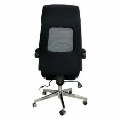 Position Lock Ergonomic Swivel Office Chair with Fabric Seat and Retractable Footrest Black - The Urban Port -Office Chairs Sales Shop unnamed file 1681