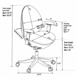 Deco Lux Executive Office Chair Black - Techni Mobili -Office Chairs Sales Shop unnamed file 1737