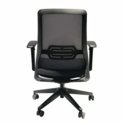 Mesh Back Adjustable Ergonomic Office Swivel Chair with Padded Seat and Casters Black/Gray - The Urban Port