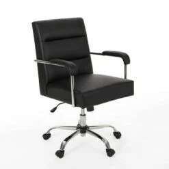 Gehring Modern Channel Stitched Swivel Office Lift Chair - Christopher Knight Home Black/chrome -Office Chairs Sales Shop unnamed file 1789