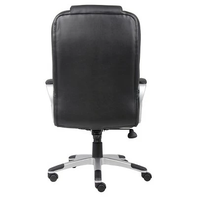 Executive Leatherplus Chair - Black - Boss Office Products 3 Executive Leatherplus Chair - Black - Boss Office Products