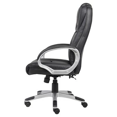 Executive Leatherplus Chair - Black - Boss Office Products 5 Executive Leatherplus Chair - Black - Boss Office Products - Image 3