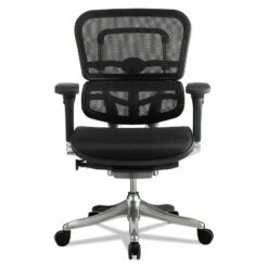 Eurotech Ergohuman Elite Mid-Back Mesh Chair Black ME5ERGLTN15