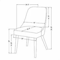 Geller Modern Dining Chair - Project 62™ Slate Gray -Office Chairs Sales Shop unnamed file 19