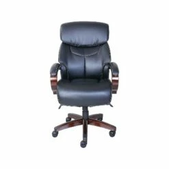 Office Chairs Sales Shop 18 La-Z-Boy Bradley Bonded Leather Executive Chair Black (46089-CC) 46089CC