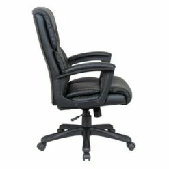 High Back Executive Chair Black - Global Furniture