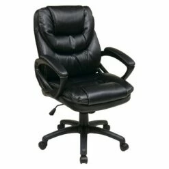 Faux Leather Managers Chair with Padded Arms - OSP Home Furnishings Chocolate 15 Faux Leather Managers Chair with Padded Arms - OSP Home Furnishings Chocolate -Office Chairs Sales Shop unnamed file 1965