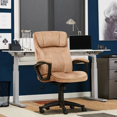 Executive Chair Velvet Microfiber - Serta 3 Executive Chair Velvet Microfiber - Serta