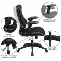 Executive Swivel Office Chair with Mesh Padded Seat - Flash Furniture -Office Chairs Sales Shop unnamed file 2003